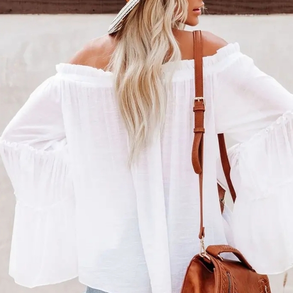 Boho Off Shoulder Top - Picture 6 of 6